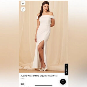 Lulu’s Aveline Dress in White